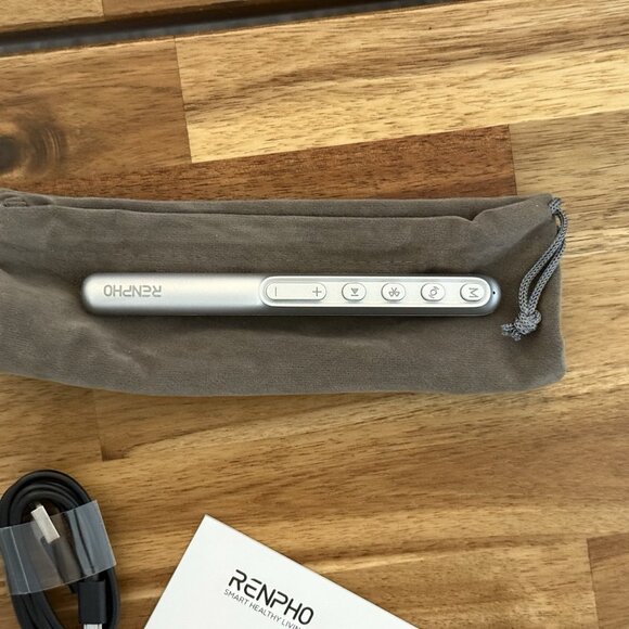 RENPHO Eyeris 1 Eye Face Massager w/ Heat Sleep Mask Migraine Relief Bluetooth + - Picture 10 of 16